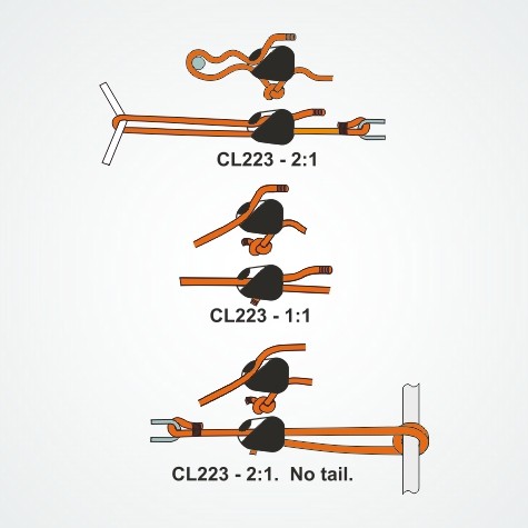 Loop Cleat For Rigging On A Rope Lines Up To 6mm 