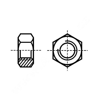 afb   nut hex mastrant guying